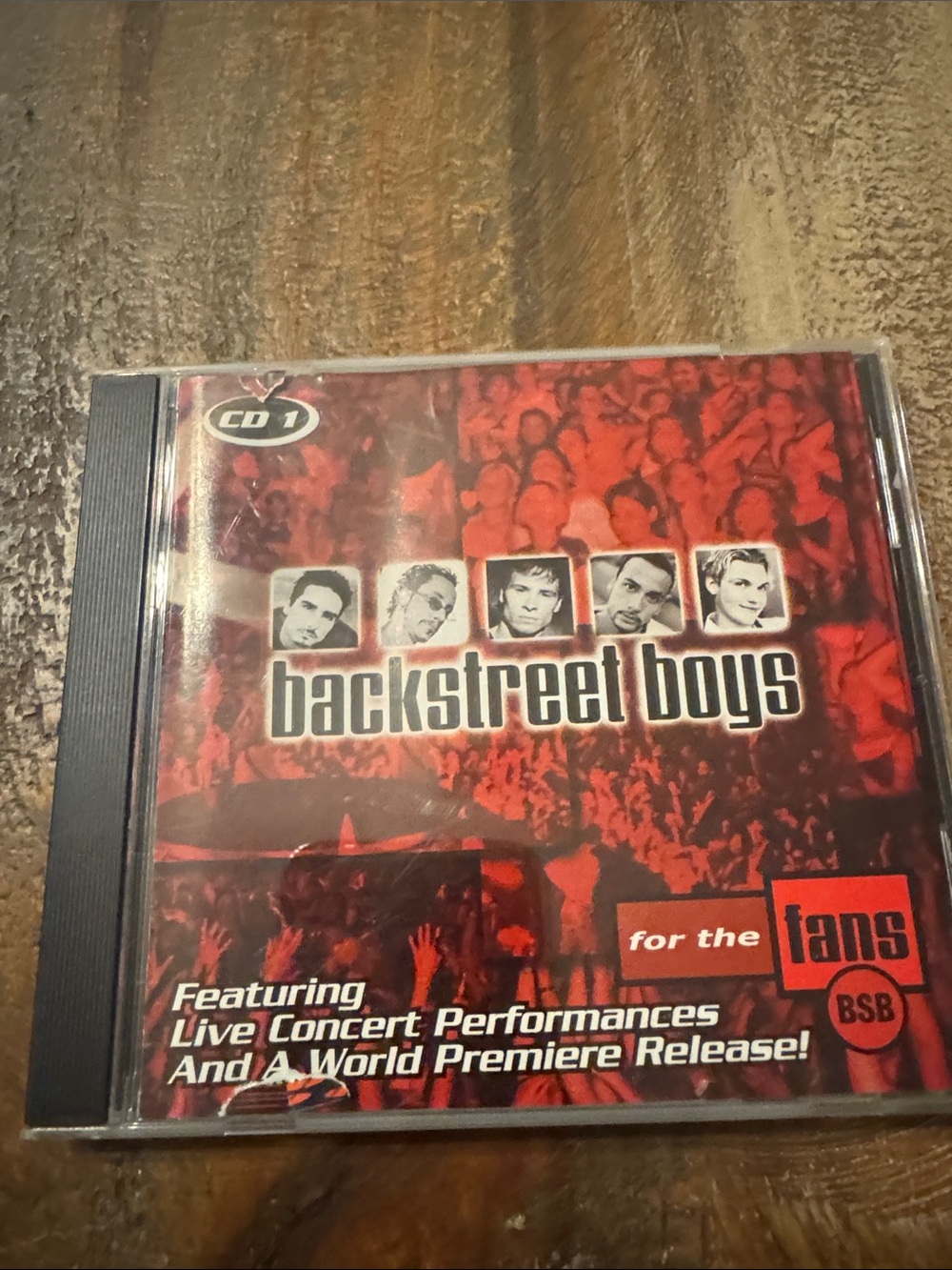 Backstreet Boys CD - For the Fans (Red Cover)limited edition EP GUC